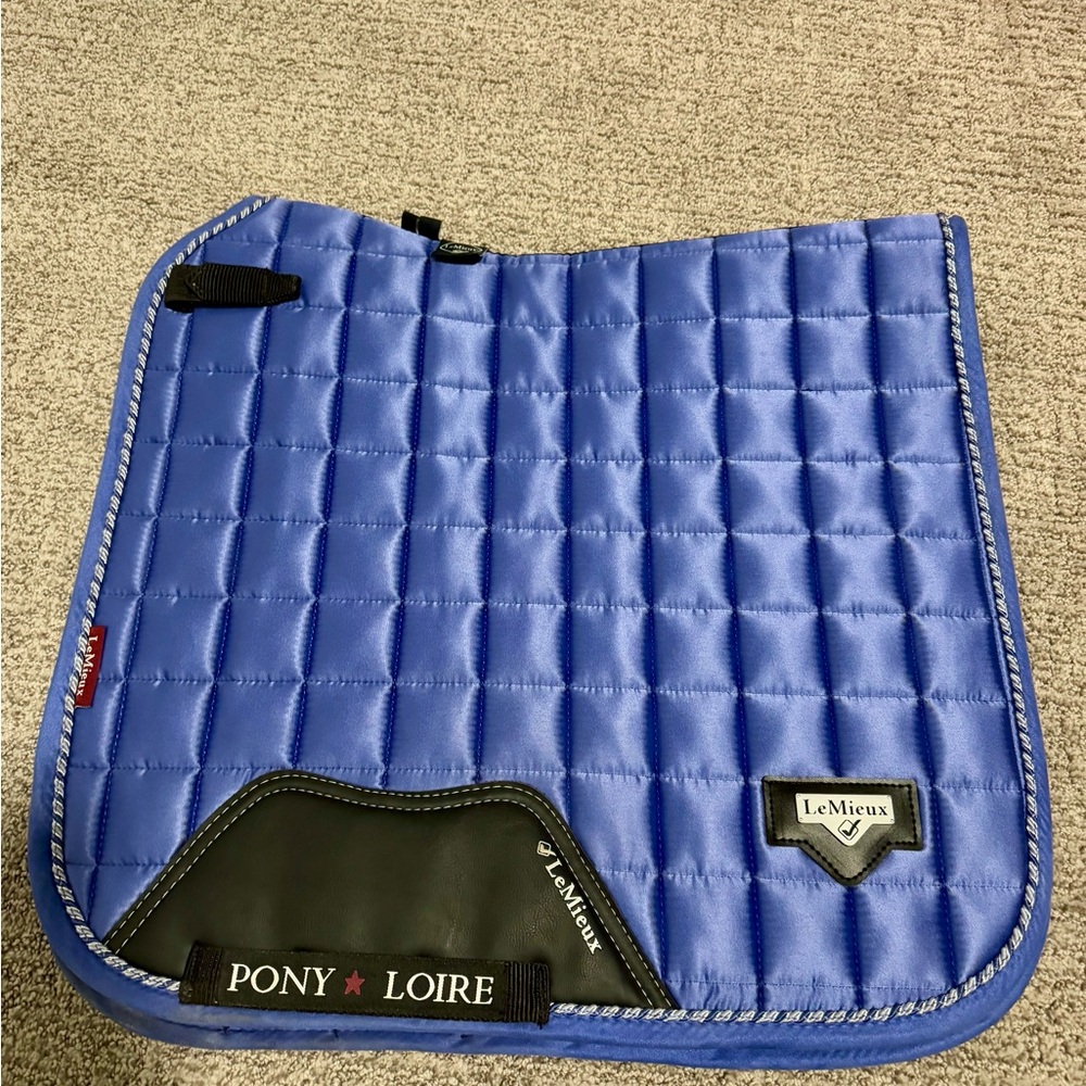 LeMieux Blue Loire Pony Dressage Saddle Pad